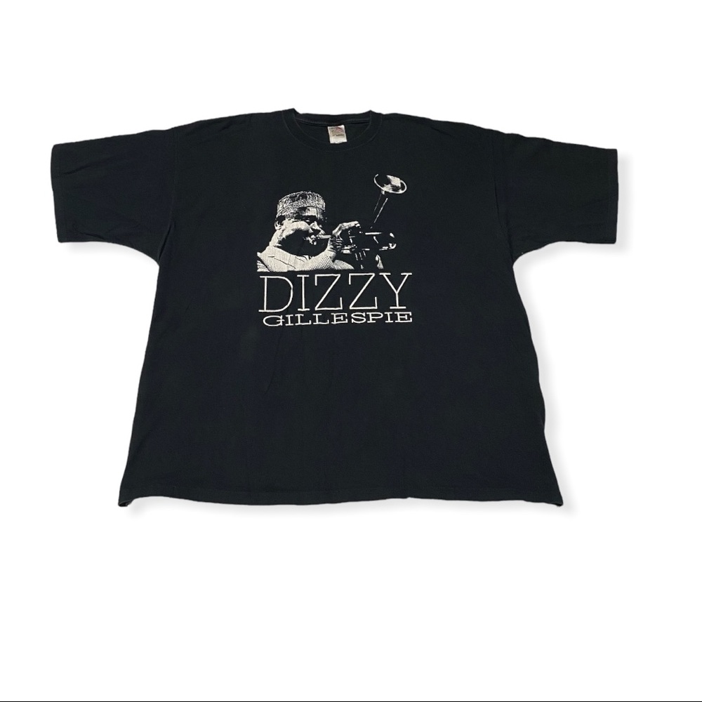 Dizzy Gillespie Jazz Great Graphics Black T Shirt 3XL